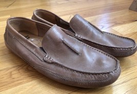 Clarks Collection Men&#39;s Driving Loafers Shoes Size 8 Leather Brown used - £17.32 GBP