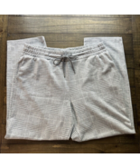 A New Day Plaid High Rise Jogger Pants Women’s M, Gray Drawstring Knit P... - $11.69 CAD