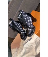 Louis Vuitton Star Trail Ankle Boots Navy Size 37 Duster Bags Extra Shoe... - $1,534.50