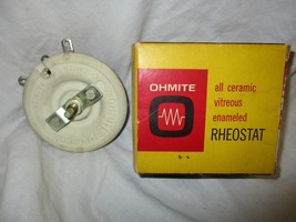Vintage  Wirewound Rheostat 0.5 Ohm 10% 150W 1(Elec)/1(Mech)Turn 6.35mm - $199.99