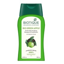Biotique Bio Green Apple Fresh Daily Purifying Shampoo &amp; Conditioner(200... - $49.68 CAD