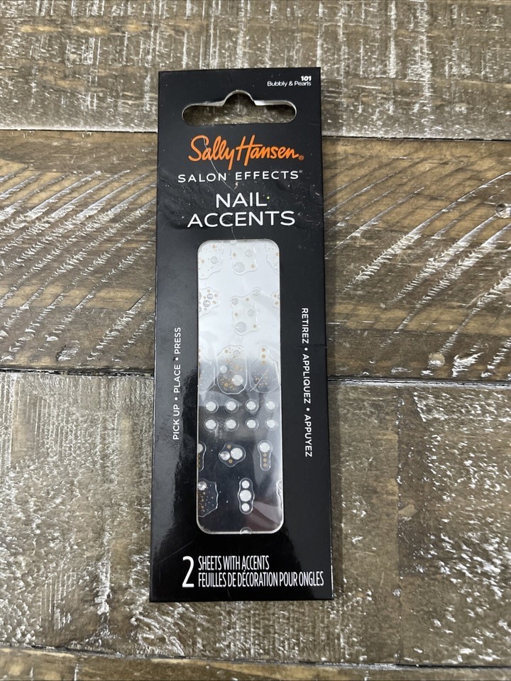 Sally Hansen Salon Effects Nail Accents 101 Bubbly And Pearls - $11.76