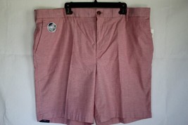 IZOD Men&#39;s Flat Front Stretch 9.5 Inseam Shorts size W42 New - $19.79