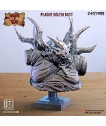 3D Printed Clay Cyanide Plague Golem Bust Wrath of Gods Ragnarok D&amp;D - €25,63 EUR