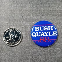 1988 George Bush Presidential Double Eagle Commemorative Coin + Quayle &#39;88 Pin - £11.93 GBP