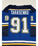 Vladimir Tarasenko Signed St. Louis Blues Hockey Jersey COA - £142.66 GBP