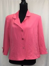 WOMANS &quot;SCARLETT &quot; BLAZER HOT PINK SIZE 11/12 - £14.20 GBP