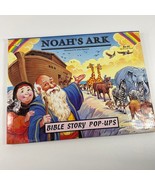 Noah&#39;s Ark Bible Story Pop Ups Hardcover Book Boat Animals Great Flood - £15.67 GBP