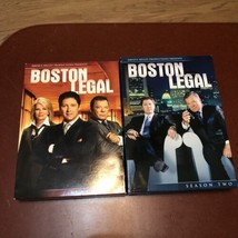 Boston Legal Season 1 One &amp; Season 2 Two Complete DVD Set ABC - £16.98 GBP