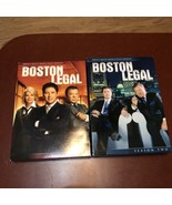 Boston Legal Season 1 One &amp; Season 2 Two Complete DVD Set ABC - $397.58 MXN