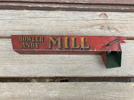 ANTIQUE BOWLER ANDY MILL TIN SAND TOY PART WOLVERINE MFG  - $17.77