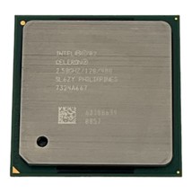 INTEL Celeron 2.5 GHz 2500 CPU 400MHz 128KB L2 Socket 478 SL6ZY - $10.15