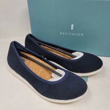 Revitalign Women&#39;s Ballet Flats Sz 6 M Inca Sport Indigo Navy Blue - £25.06 GBP