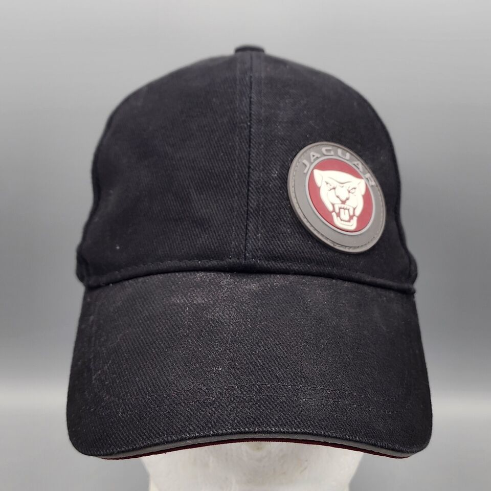Jaguar Motors Strapback Adjustable Hat Cap Black Maroon Car Auto Luxury ... - $12.59