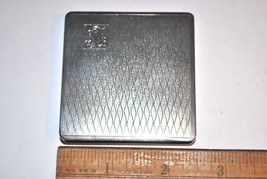 Antique European Silver Compact with Mirror, Powder Sifter - $49.50