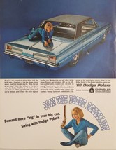 1965 Print Ad The 1966 Dodge Polara 4-Door Cars with 383 CU INCH V-8 - £16.37 GBP