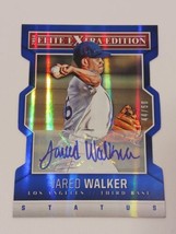 Jared Walker Los Angeles Dodgers 2014 Panini Elite Certified Autograph Card #35 - £3.94 GBP