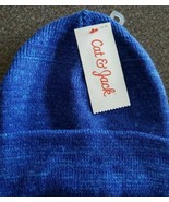 Kids&#39; Cuffed Beanie - Cat &amp; Jack™ Blue Heather Colored One Size Fits Mos... - $21.05 CAD