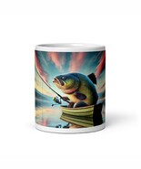 Funny Fishing Mug – Fish in a Boat – Coffee Cup for Anglers - $15.44 CAD+