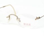 Occhiali Vintage ELLE EL2528 COLOR-BE MATT BEIGE Rimless 48-20-140mm - $58.01