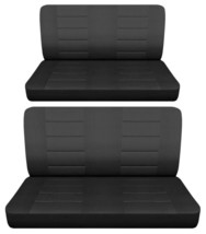 Fits 1961-1964 Chevy Biscayne 4door sedan Front and rear bench seat covers - $130.54