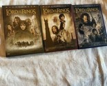 LORD OF THE RINGS TRILOGY Widescreen 6 Disc DVD LOTR Fellowship Two Towers - £7.90 GBP
