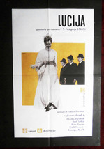 1965 Original Movie Poster Lucija  France Kosmac Metka Bucar Mara Cerne Slovenia - £43.79 GBP