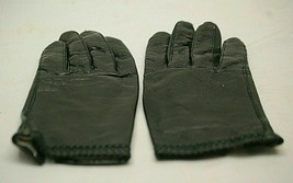 Genuine Cowhide Leather Black Winter Gloves Size M Japan - £21.02 GBP