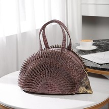 Personalized three-dimensional hedgehog bag fashion trend female handbag brand d - £77.98 GBP
