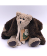 Boyds Bear Teddy Skiddo  Long Faux Fur Coat and Scarf Jointed 9.5&quot; 1990 ... - $19.54 CAD