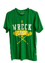 Wreckless Lacrosse Men&#39;s Wreck Crew Short Sleeve crew Neck T-Shirt, Green, Small - £21.31 GBP