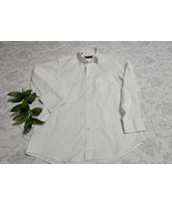  FRENCH DESIGNER GUY LAROCHE  WHITE DRESS MENS CHIC ELEGANT SHIRT SZ M - £27.66 GBP