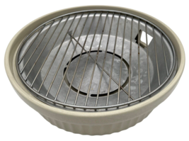 Maverick Indoor Grill G40 Series Cool-Touch Stoneware White Ceramic BBQ ... - £17.50 GBP