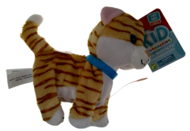 Tiger Kitty Cat Kid Connection Striped Plush Mini Walking Pet Kitten Tabby Toy - £15.83 GBP