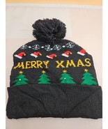 Knitted Hat With 6 Lights 3 Modes New Xmas Adult &amp; 7+ - $9.00