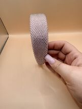 Claires Headband Light Pink White Rhinestone Gems Hair Accessory Costume... - $9.89