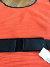 football scrimmage vests  orange/ soft acrylic - £17.81 GBP