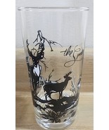 Vintage The Sportsman Drinking Glass Deer Family MCM 5 3/4&quot; See Pictures - €10,08 EUR