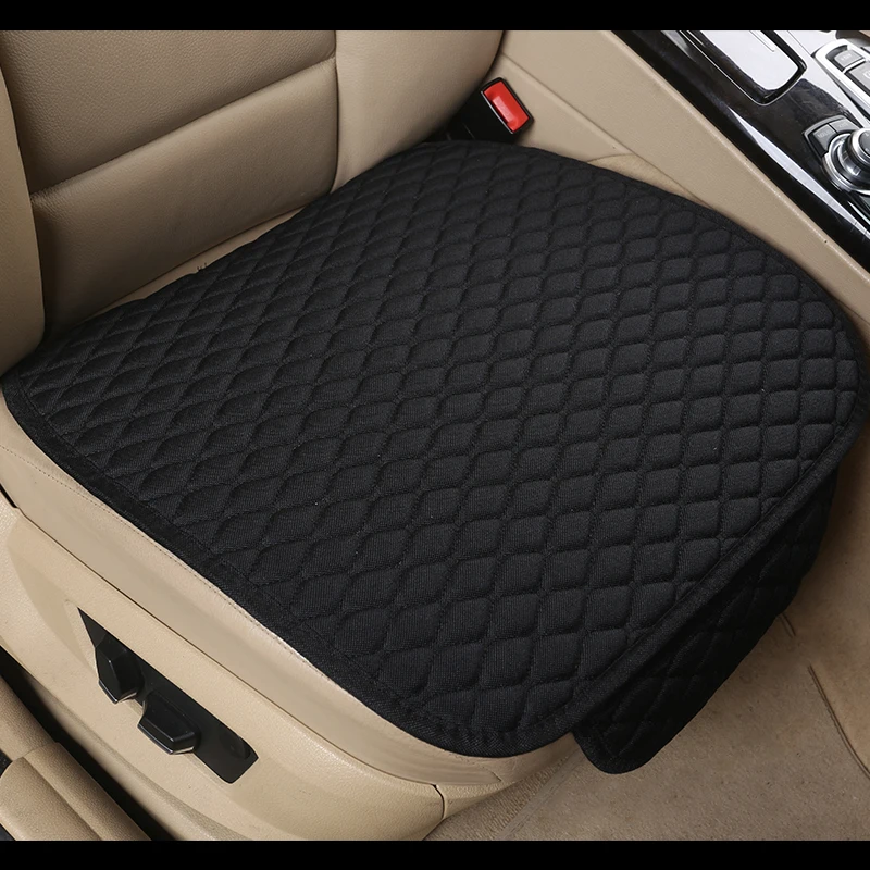 Car Seat Cover Leather/Flax/Plush/Mesh Seat Cushion Anti-slip Front Chai... - $15.40+