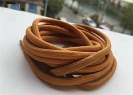 Brown round boot shoe laces for hiking work 36 38 40 46 45 48 50 54 62 6... - $5.99