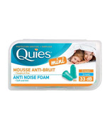 Quies Mini Foam Earplugs 33dB Ear Protection, 3 Pairs x 3 Packs - $18.64 CAD