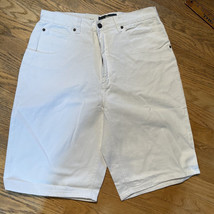 Vintage J. D. Dungarees Shorts Mens Size 34 White 12” Inseam NWT Deadstock - $22.50