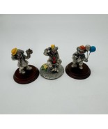 2 George Good Judy Talbo Cast Pewter Circus Clown Balloons Bike 3” Tall - €10,77 EUR