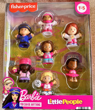 Fisher-Price Little People Barbie You Can Be Anything Figures 7-Pack NEW - £28.52 GBP