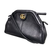 Gucci Shoulder Bag Liber Small Cat Head Black Leather - £1,837.37 GBP