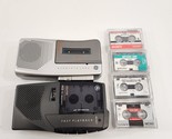 GE Personal Micro Cassette Recorders AVR w/ Tapes TESTED WORKING Lot - $43.53