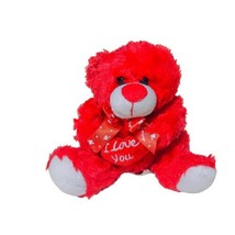 Best Made Toys 7” Red Bear Valentines I Love You Heart 2013 Plush Stuffed Toy - £8.40 GBP