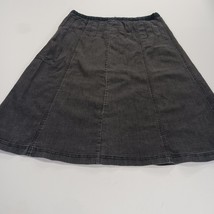 Larry Levine Stretch RN103715 Women's 12 (31×26) Black Cotton Blend A-Line Skirt image 15