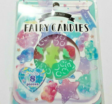 FAIRY CANDIES Eraser 8 pieces Cute Girl stationery - £5.59 GBP