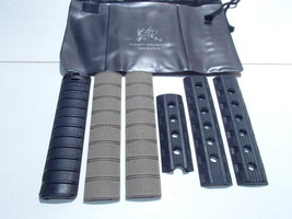 6 Knights Rifle Rails in Carry Pouch ~~ check photos  - £39.84 GBP